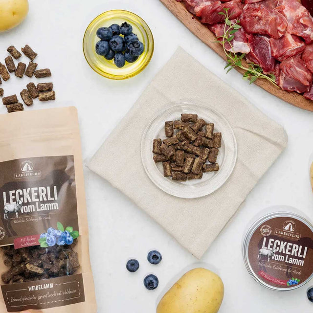 Lakefields Manufaktur Hundeleckerli vom Lamm Fleischsnacks