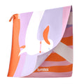 lumiies The Beach Towel – Dackel, Lilac Sunset (80x160 cm) Hundehandtuch