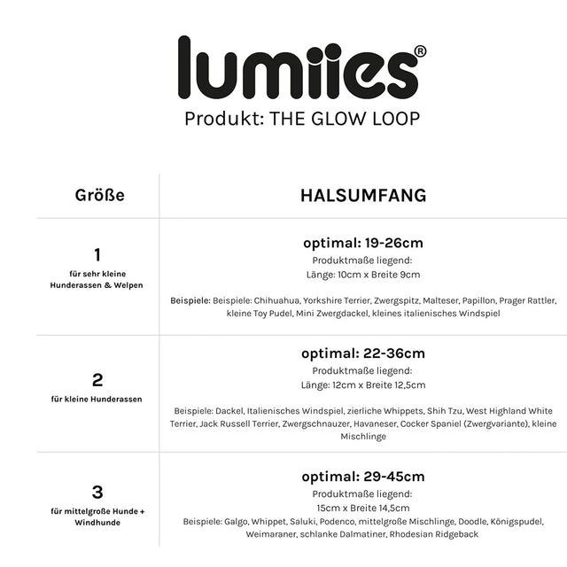 lumiies The Glow Loop, Electric Sunset Hundehalstücher