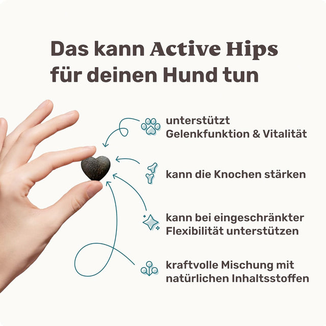 Mammaly Active Hips Gelenk-Snacks Nahrungsergänzungsmittel für Hunde