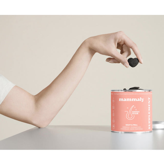 Mammaly Shiny Hair Fellpflege-Snacks Nahrungsergänzungsmittel für Hunde