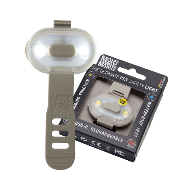 Max & Molly Urban Pets Matrix 2.0 Ultra Led - Sicherheitslicht, Sand Sicherheit