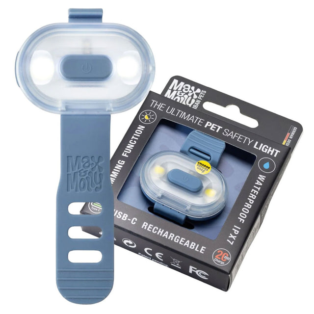 Max & Molly Urban Pets Matrix 2.0 Ultra Led - Sicherheitslicht, Ocean Sicherheit