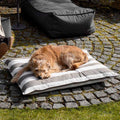 MiaCara Hundekissen Giardino, Off-White/Kiesel Hundekissen