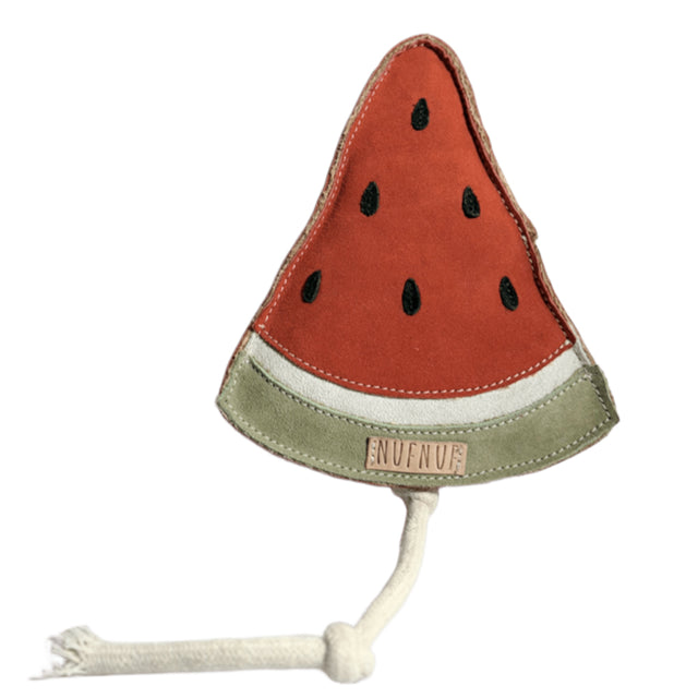 Nufnuf Hundespielzeug Leder SCOOBY MELON Lederspielzeug