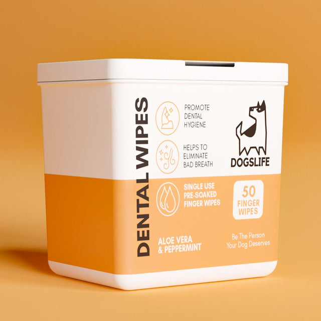 OurDogsLife Dental Wipes, Fingerlinge zur Zahnreinigung Zahnpflege für Hunde