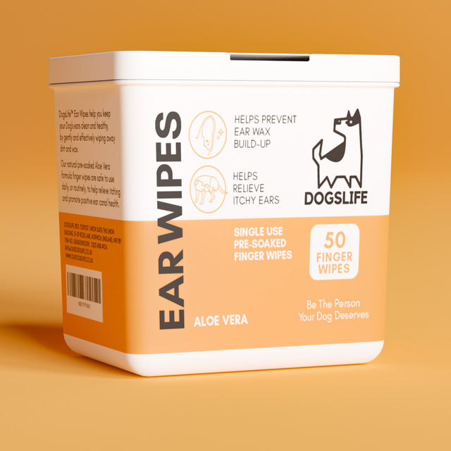 OurDogsLife Ear Wipes Aloe Vera, 50 Stück Ohrenpflege