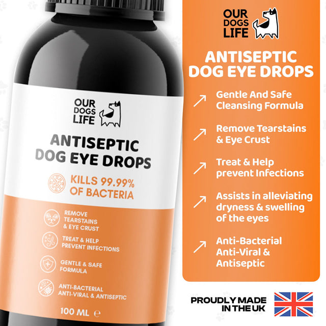 OurDogsLife Eye Drops, Augentropfen für Hunde Pflege