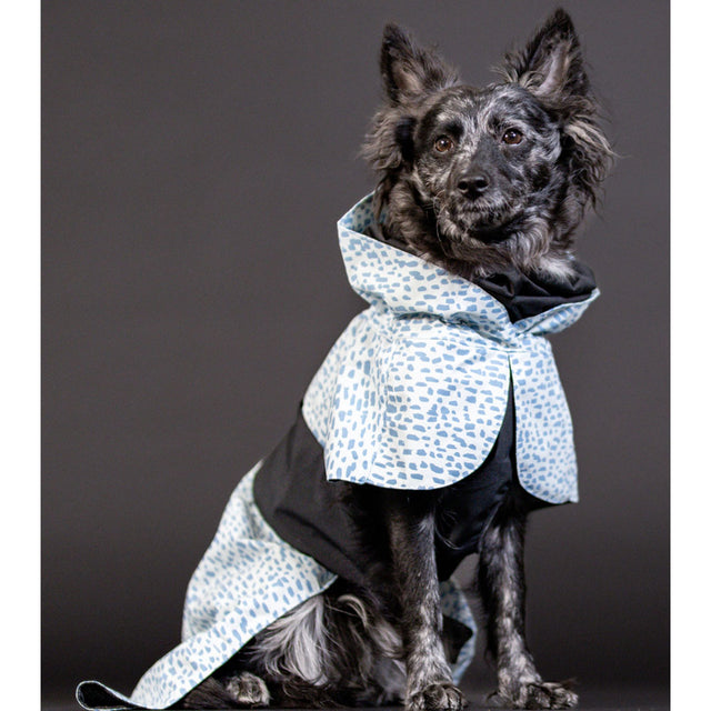 PAIKKA Reflektierender Hunderegenmantel 2.0, Baby Blue Hunderegenmantel