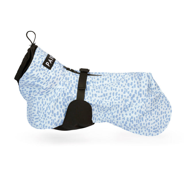 PAIKKA Reflektierender Hunderegenmantel 2.0, Baby Blue Hunderegenmantel