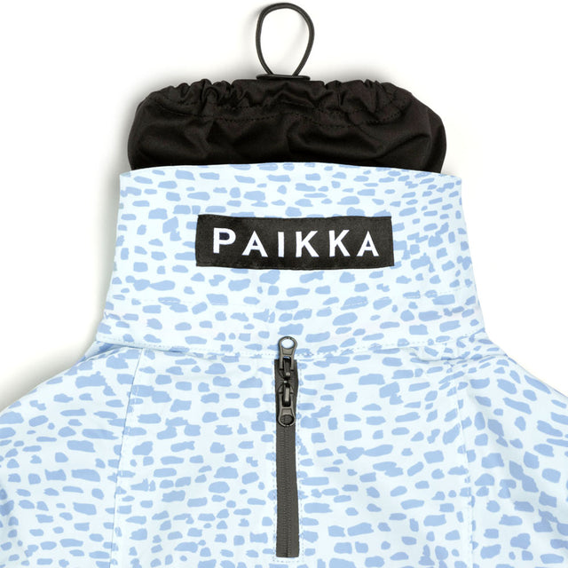 PAIKKA Reflektierender Hunderegenmantel 2.0, Baby Blue Hunderegenmantel
