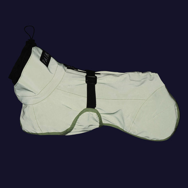 PAIKKA Visibility Hunderegenmantel, Matcha Hunderegenmantel