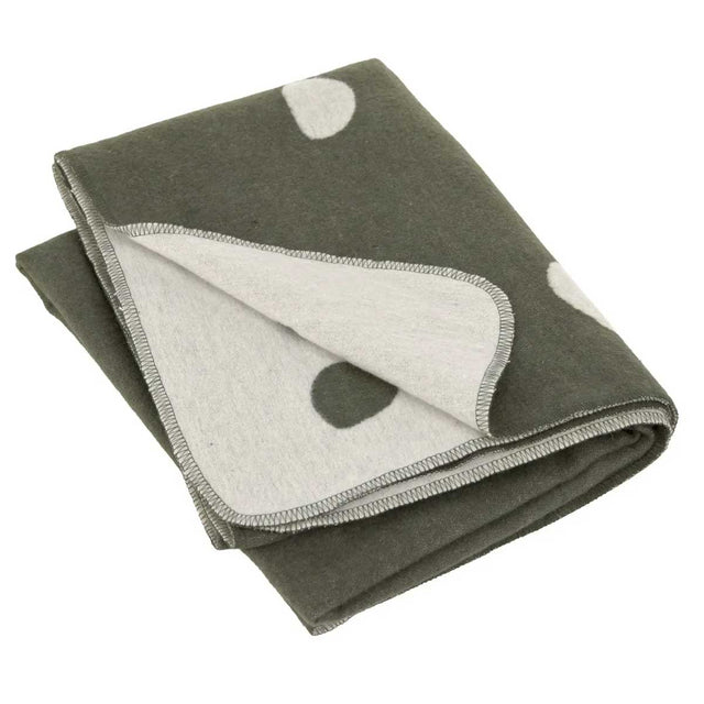 PALOPA Hundedecke Ida, Punkte Dunkelgrün Hundedecke