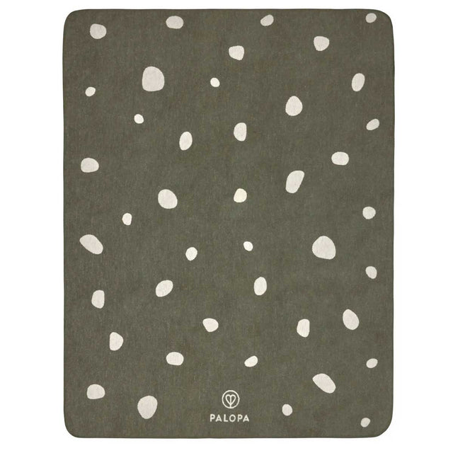 PALOPA Hundedecke Ida, Punkte Dunkelgrün Hundedecke