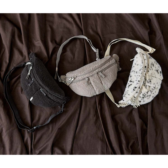 PALOPA Leckerlibeutel Bum Bag Emma Teddy-Fleece, Brownie Leckerlibeutel