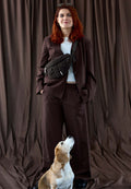 PALOPA Leckerlibeutel Bum Bag Emma Teddy-Fleece, Brownie Leckerlibeutel