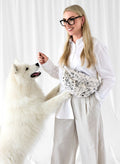 PALOPA Leckerlibeutel Bum Bag Emma Teddy-Fleece, Speckled Creme Leckerlibeutel