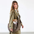 PALOPA Tragetasche Dog Bag Bara, Crinkled Chocolate Leckerlibeutel