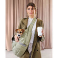 PALOPA Tragetasche Dog Bag Bara, Crinkled Pale Olive Hundetragetasche