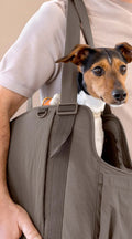 PALOPA Hundetragetasche Weda Crinkled, Chocolate Hundetragetasche