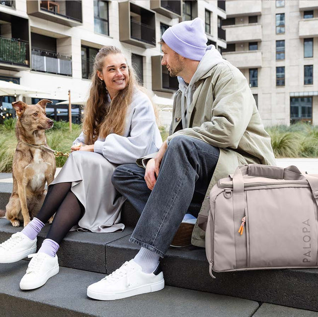 PALOPA Weekender Tokano, Taupe Hundetragetasche