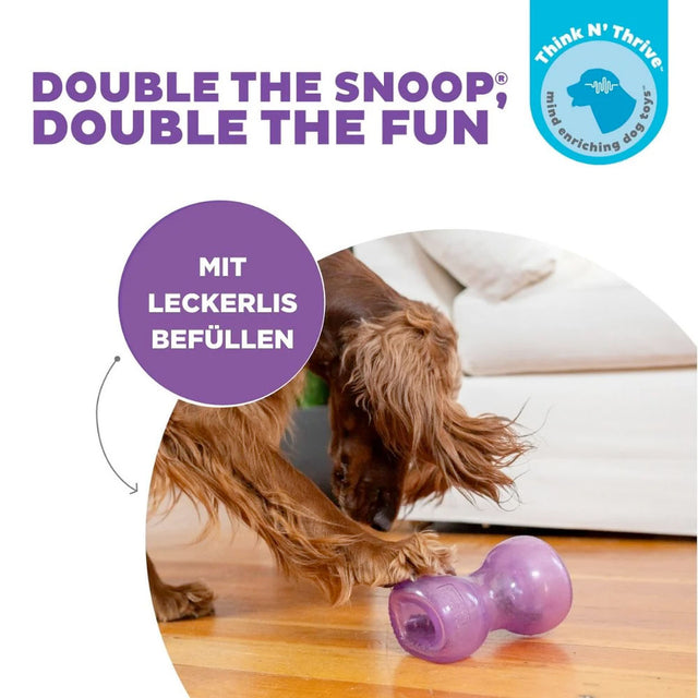 Planet Dog Hundespielzeug Orbee-Tuff® Double Snoop, Purple Interaktiv