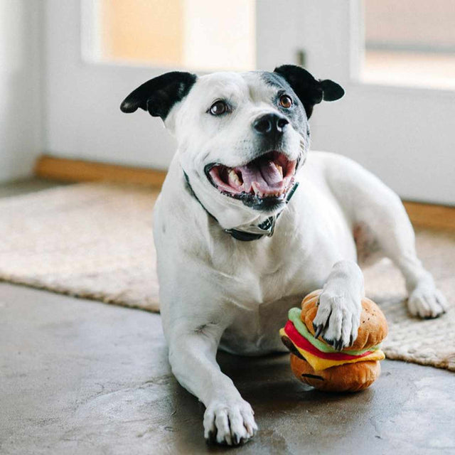 P.L.A.Y. Hundespielzeug, Barky Burger Stoffspielzeug