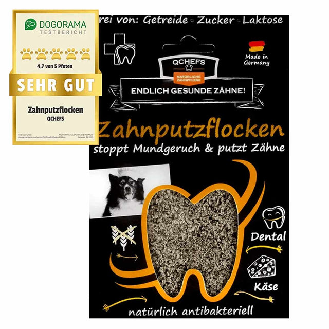 QChefs Zahnputzflocken, 90g Zahnpflege