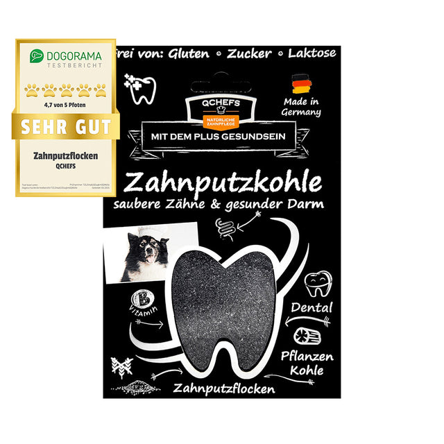 QChefs Zahnputzkohle, 80g Zahnpflege