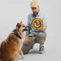 Redoggo Hundespielzeug Donut, Neon-Petrol Stoffspielzeug