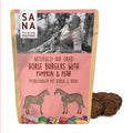 SANADOG Pferdeburger mit Kürbis & Birne, 100g Hundeleckerli