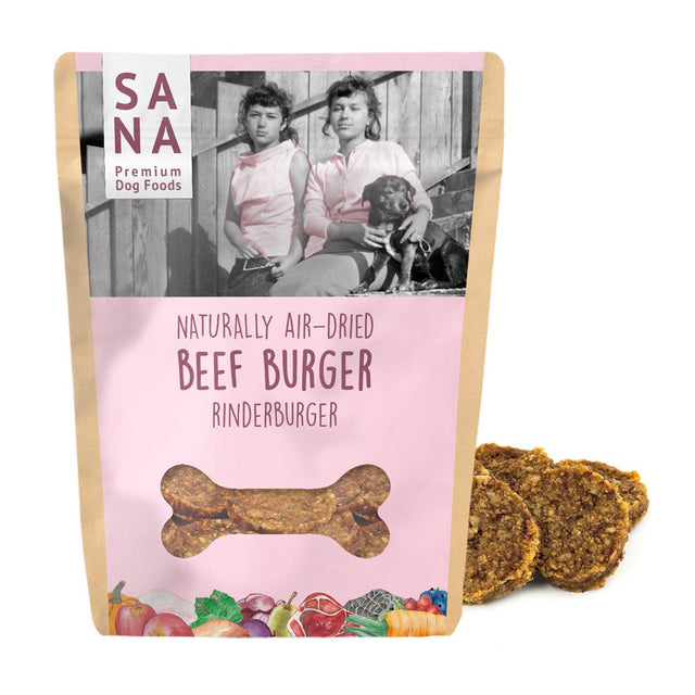 SANADOG Rinderburger, 100g Hundeleckerli