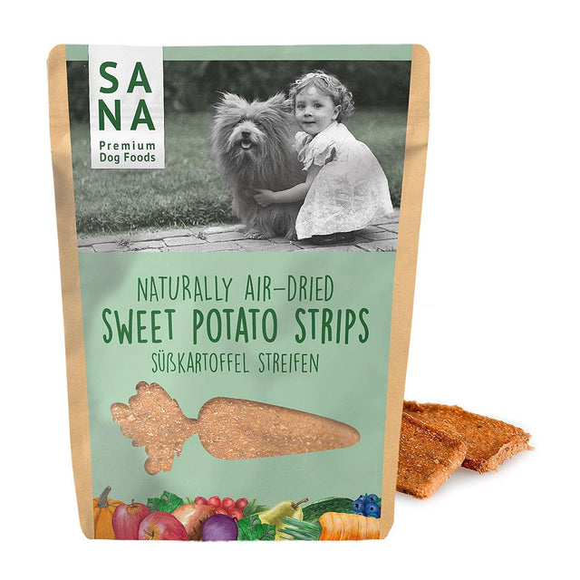 SANADOG Veggie Streifen Süßkartoffel, 100g