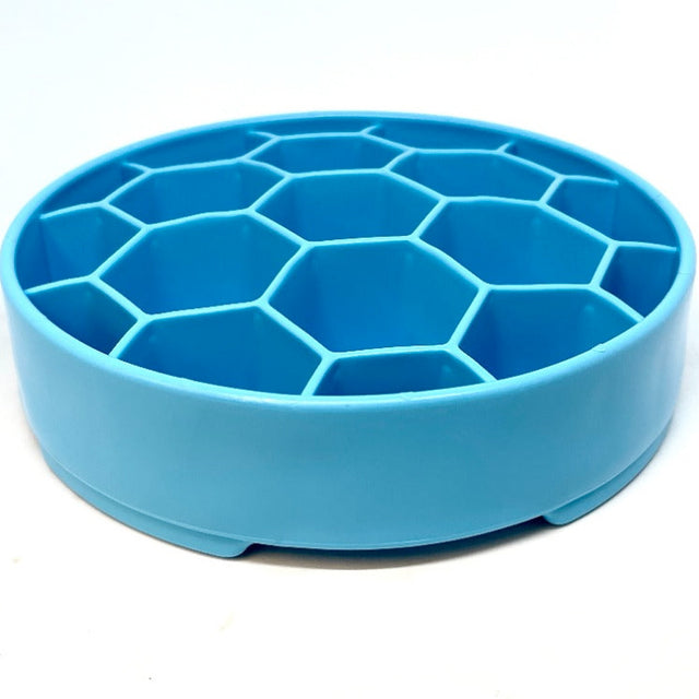 Sodapup Antischlingnapf | eBowl Honeycomb, Blau Interaktiv
