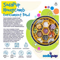 Sodapup Antischlingnapf | eBowl Honeycomb, Blau Interaktiv