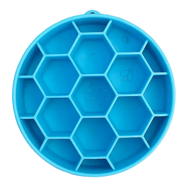 Sodapup Antischlingnapf | eBowl Honeycomb, Blau Interaktiv