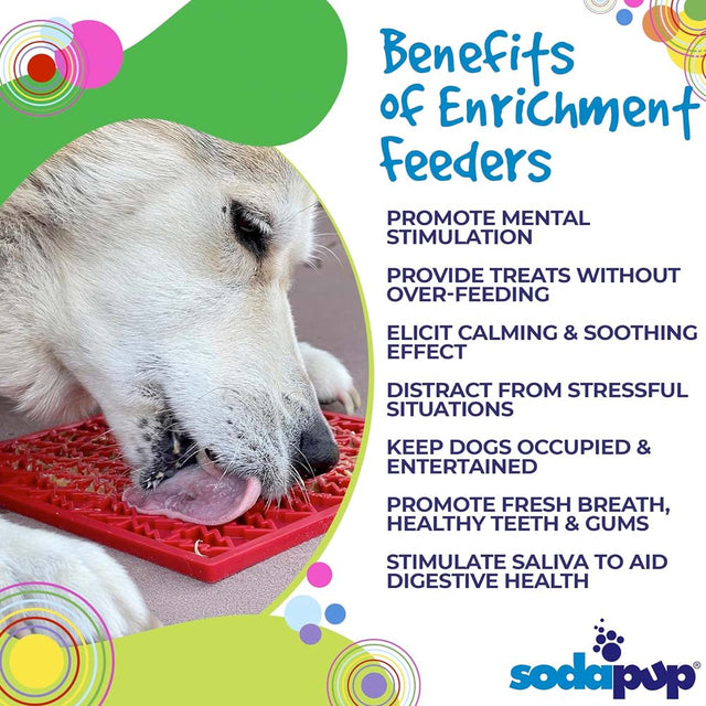 Sodapup Leckmatte | eMat Tree, Design „Peace“ Interaktiv