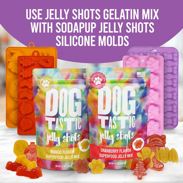 Sodapup Eis-Silikonform Jelly Shots, Paw Interaktiv