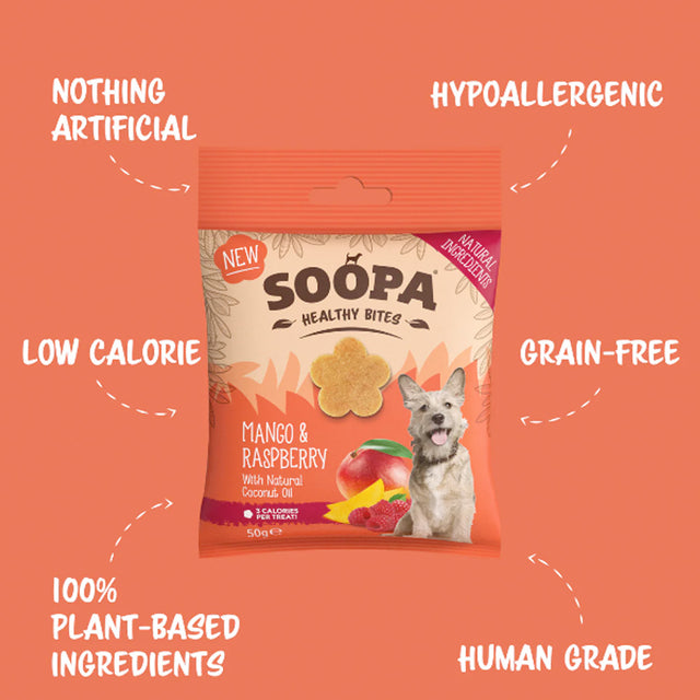 Soopa Hundekekse, Mango & Himbeere Hundekeks