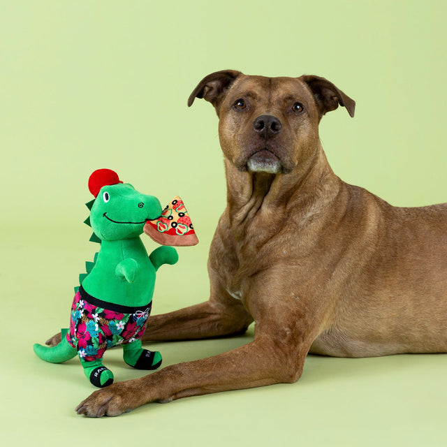 Fringe Studio Hundespielzeug Pizzasaurus Stoffspielzeug