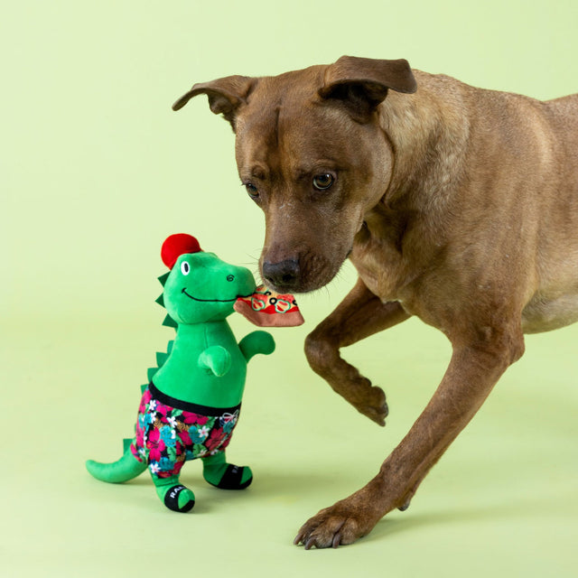 Fringe Studio Hundespielzeug Pizzasaurus Stoffspielzeug
