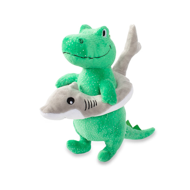 Fringe Studio Hundespielzeug Sharksaurus Rex Stoffspielzeug