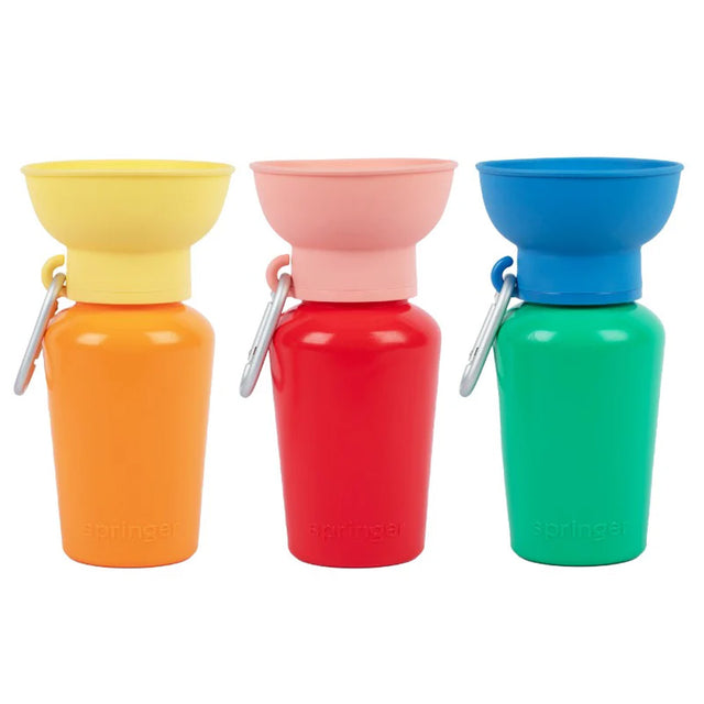 Springer Travel Bottle The Flip, Mango/Zitrone 590ml Trinkflasche