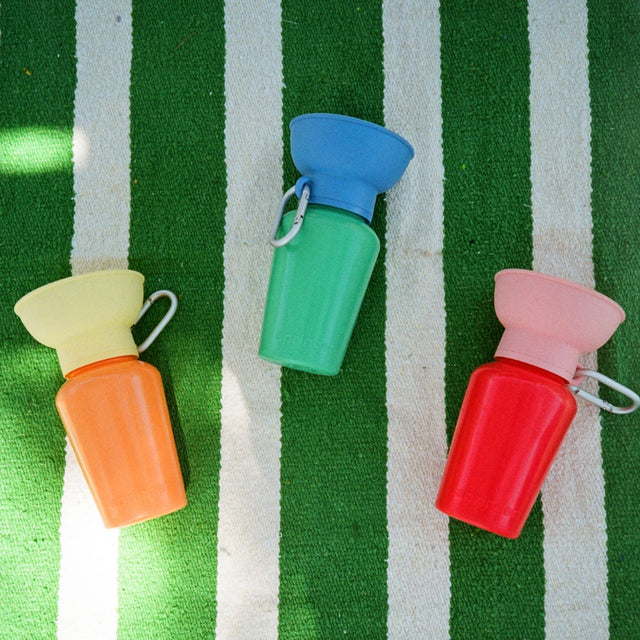 Springer Travel Bottle The Flip, Mango/Zitrone 590ml Trinkflasche