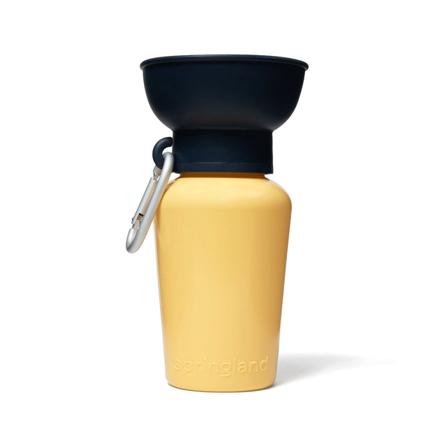 Springland Pets Travel Bottle The Flip, Navy/Butter Trinkflasche