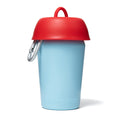 Springland Pets Travel Bottle The Flip, Cherry/Sky Blue Trinkflasche