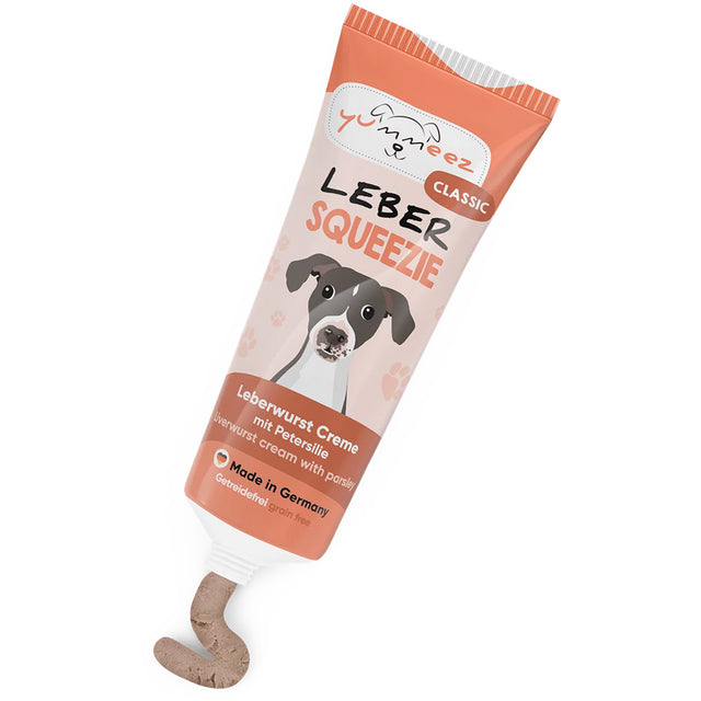 Yummeez Classic Squeezie Leber, 75g Trainingssnack