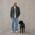 Zee.Dog Hands-Free Hundeleine Vert Velvet Vibes Hundeleine