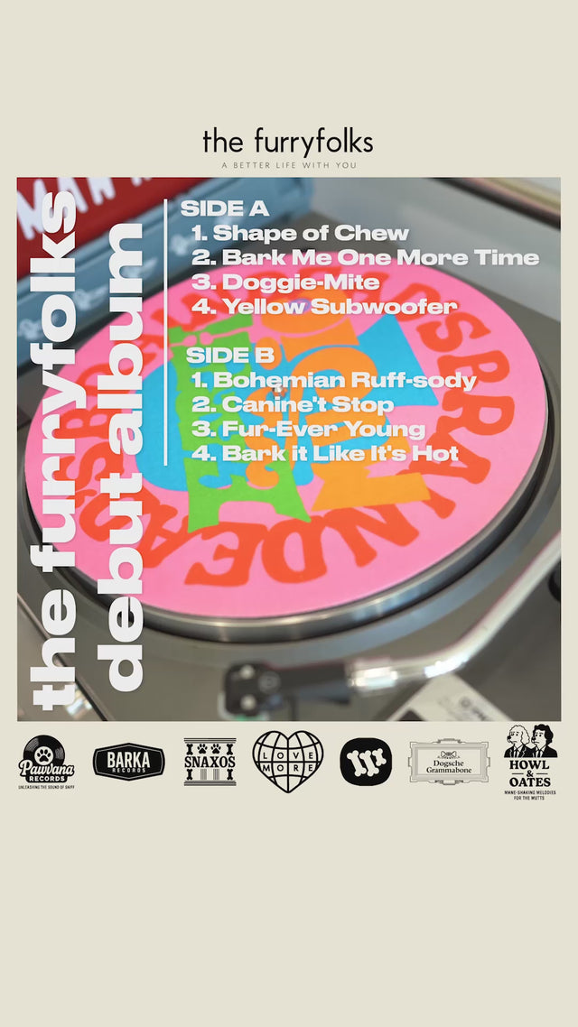 The FurryFolks Hundespielzeug, Vinyl Interaktiv