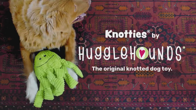 HuggleHounds Hundespielzeug Jingle all the Way Candy Cane XXL Stoffspielzeug